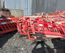 Plastic pedestrian barriers for sale