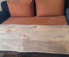 Coffee Table Solid Wood Slab Top