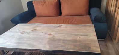 Coffee Table Solid Wood Slab Top