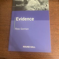 Evidence law nutshell