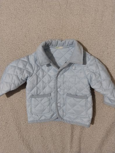 Benetton Baby Blue Quilted Jacket