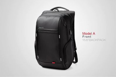 15"17" Laptop Backpack External USB Charge Computer Backpacks Anti-theft Waterproof Bags for Men Women