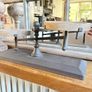 New metal and washed wood vintage scales effect display piece Image 10