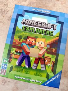 Ravensburger 2024 Minecraft Explorers A Cooperative Card Game 1-4 Players 8+