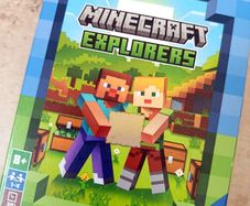 Ravensburger 2024 Minecraft Explorers A Cooperative Card Game 1-4 Players 8+