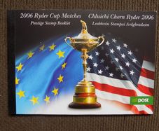 Ireland 2006 Ryder Cup complete Stamp Booklet.Mint never hinged.