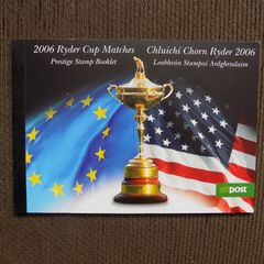 Ireland 2006 Ryder Cup complete Stamp Booklet.Mint never hinged.
