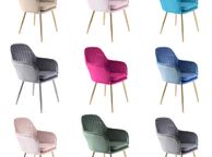 main image for ad Velvet Muse Dining Bedroom Makeup Dressing Room Chairs
