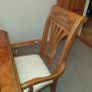 Solid timber table and chairs Image 5