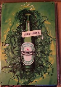 Heineken Metal Sign