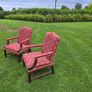 Pair of high quality hardwood chairs Image 2