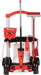 Henry Cleaning Trolley | Henry-Inspired Toy Cleaning Trolley For Children Aged 3+ | Wheels Around From Room To Room!