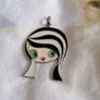 pendant of girls face. Image 2