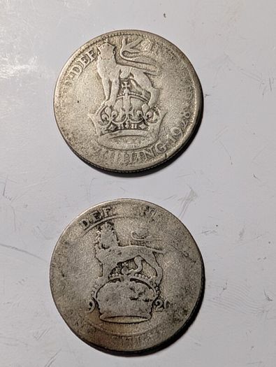 Silver Sixpences X2.