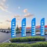 Feather Flag Pole Kit, 2 Packs Swooper Flag Pole 16.3 ft, Sign Flag Poles for Business Advertising Flags Outdoor, Image 6