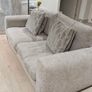 3 Seater Beige Fabric Sofa - Aurora Image 2