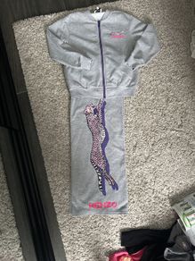 Kenzo sparkly grey tracksuit (10a/140)