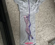 Kenzo sparkly grey tracksuit (10a/140)