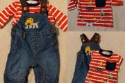 Next Baby Demin Dungaree,s &amp; Top