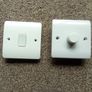 Dimmer. Switch.  And.  Light. Switch. And 2.  Flush.  Boxs Image 2