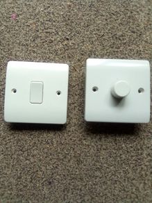 Dimmer. Switch.  And.  Light. Switch