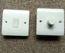 Dimmer. Switch.  And.  Light. Switch