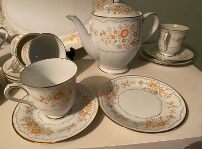 Noritake beautiful china 22 piece Japanese tea set
