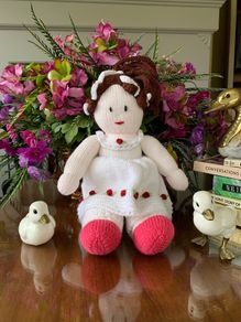 Vintage knitted doll