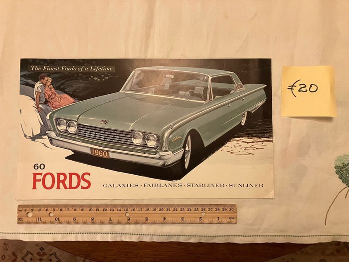 American car brochures. 1950s, 1960s and 1980s