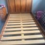 Solid Wood Bed and Mattress Image 2