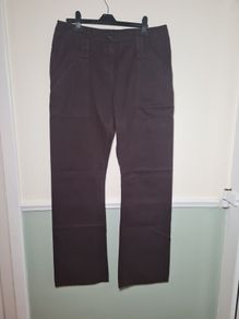 womens United Colors of Benetton jeans brown denim Size Uk 16 EU 46  Brand new BNWT