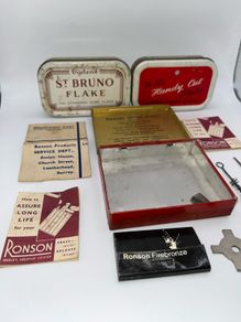 vintage tobacco tins