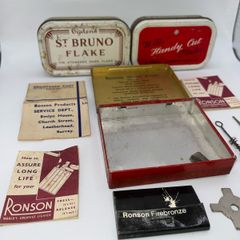 vintage tobacco tins