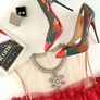 Christian Louboutin || UK 3.5 - UK 4 || Multi Colour Galata Heels Image 3