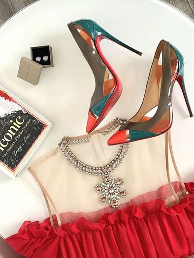 Christian Louboutin || UK 3.5 - UK 4 || Multi Colour Galata Heels
