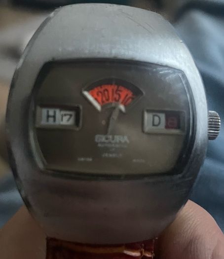 Vintage Sicura Jump Hour (swiss made)