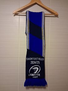 Leinster Rugby Scarf. Official Leinster Rugby Season Ticket Holders Scarf. Collect In Dublin Or Receive Via Post.