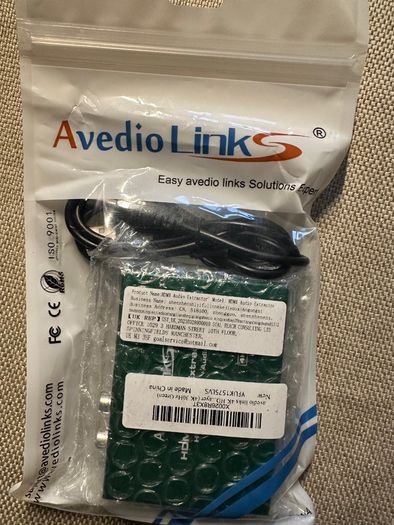 Avedio Links 4K HDMI Audio Extractor