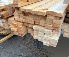 Pack of 9ft 2x1 timber