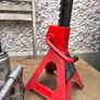 4 Ton Bottle Jack & 2 Ton Axle Stands. Excellent Condition Image 3