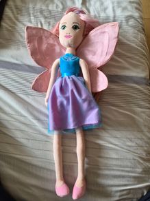 large soft fairy doll