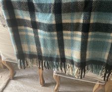 vintage wool throw