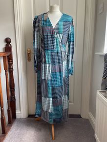 Paul Costello Crossover Dress Size 14 Bn
