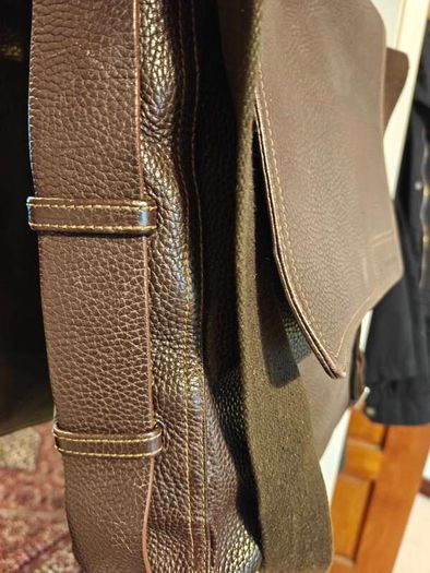 Stunning Givenchy French Couture Men's Leather Messenger Laptop Bag