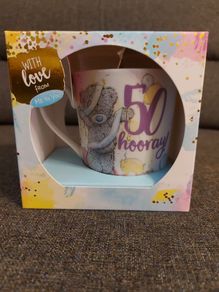 Me to you Teddy 50 Anniversary NEW boxed ceramic present mugs box of 3