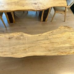 spalted beech slab