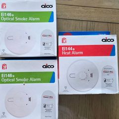 Aico Ei146 Optical Smoke Alarm, Aico Ei144 Heat Alarm read description
