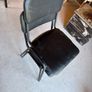 2x black chairs Image 2