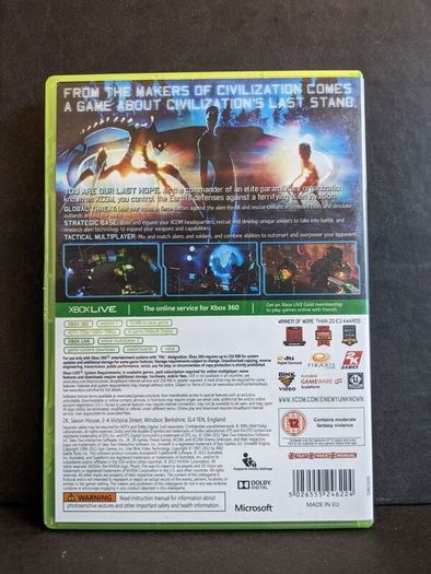 Xcom Enemy Unknown - Xbox 360