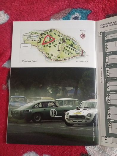 Programme for the LAST Park Motor Races